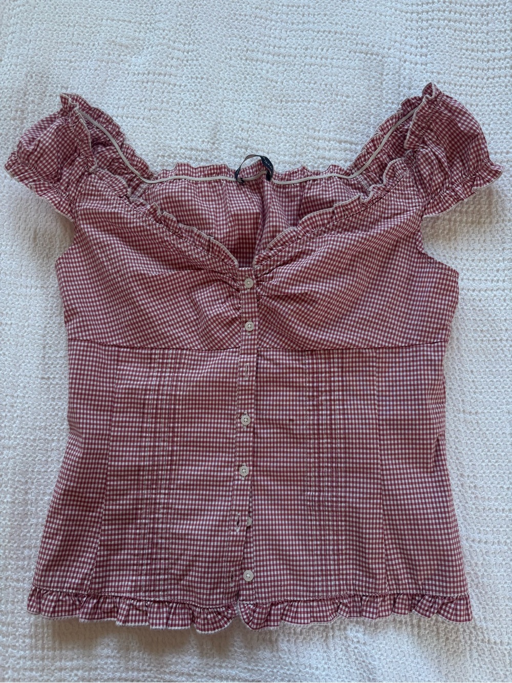 Women’s Brandy Melville Gingham Blouse